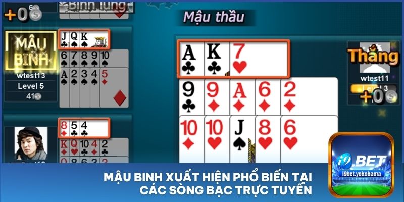 Mậu Binh xuất hiện phổ biến tại các sòng bạc trực tuyến